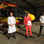 Florian Michel à gauche, Fabrice Vernier à droite, avec la Sécurité Civile Dragons 56