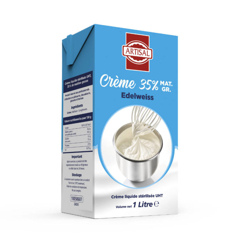 Artisal - Crème 35% matière grasse Edelweiss