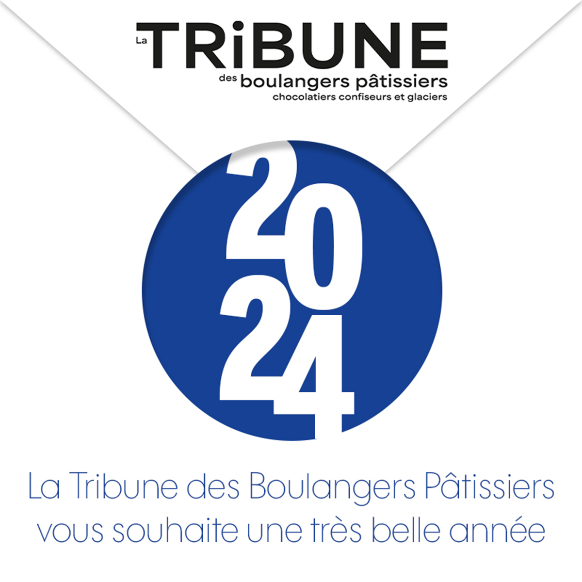 La Tribune Des Boulangers P Tissiers Vous Souhaite Une Tr S Bonne Ann E   Voeux 2024 La Tribune Des Boulangers Patissiers Site 