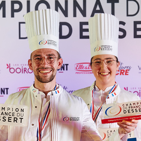 Alexandre LEGRAS et Marion WICKAERT, Champions de France du Dessert 2024