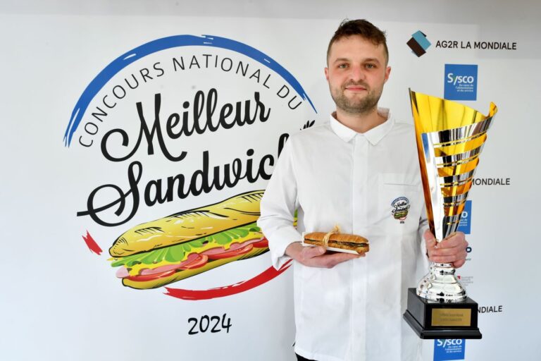 Dorian Kitzinger gagnant du 1er Concours National du Meilleur Sandwich