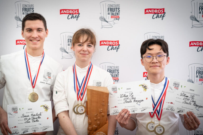 Concours Fruits de Talent Andros chefs : les gagnants