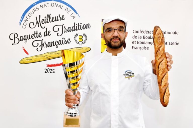Zouhair BYADI, grand gagnant du Concours National de la Meilleure Baguette de Tradition Française 2025