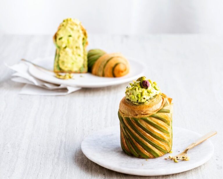 Recette : le Cruffin à la pistache du Lab Vandemoortele 